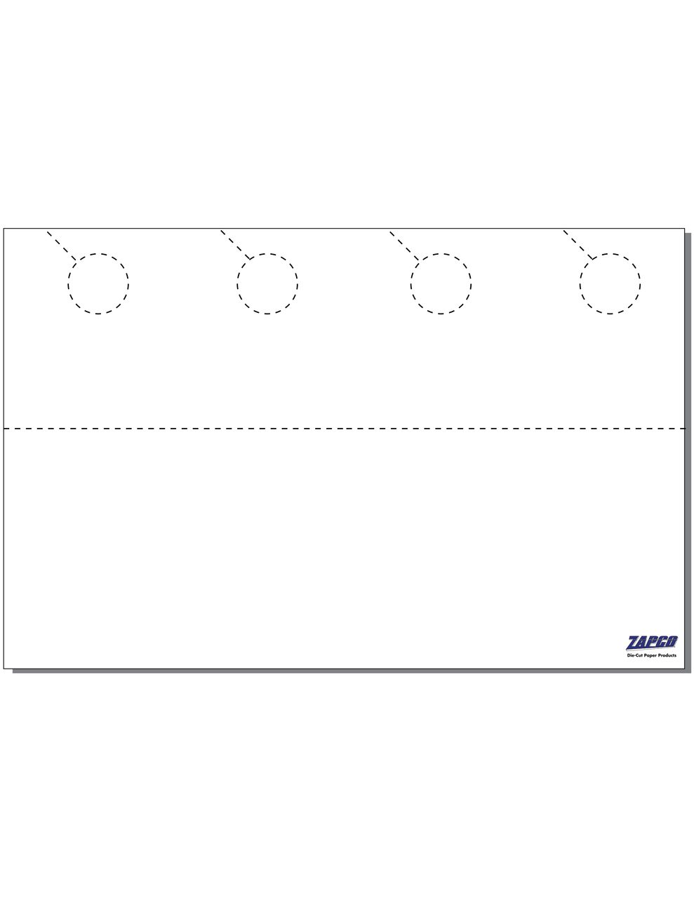 Item 229D: 4-up 4 1/4" x 11" Door Hangers with Post Card 11" x 17" Sheet(250 Sheets)