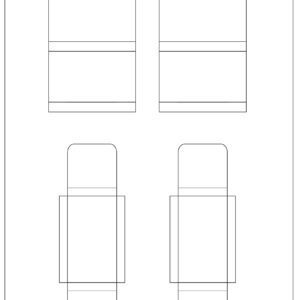 Item PB-2: 2-UP 2-Part Pocket Box