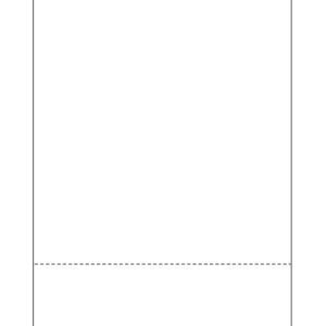Item 1136 Single Perf Business Form 11″ x 17″ 24# White (500 Sheets)