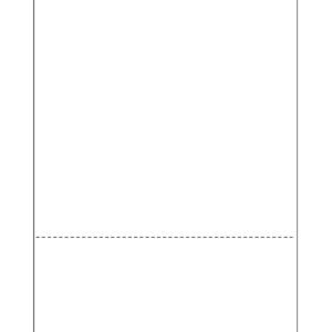 Item 1164 Business Form Perf 3 1/2” from the Bottom 8.5" x 14" 24# White (500 Sheets)