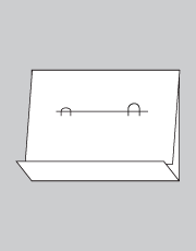 Item CPP-3: Clear Plastic Name Badge Holder with Pin Back
