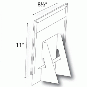 Item PSI:  Easel with Plastic Sleeve (UPC 807295316157)