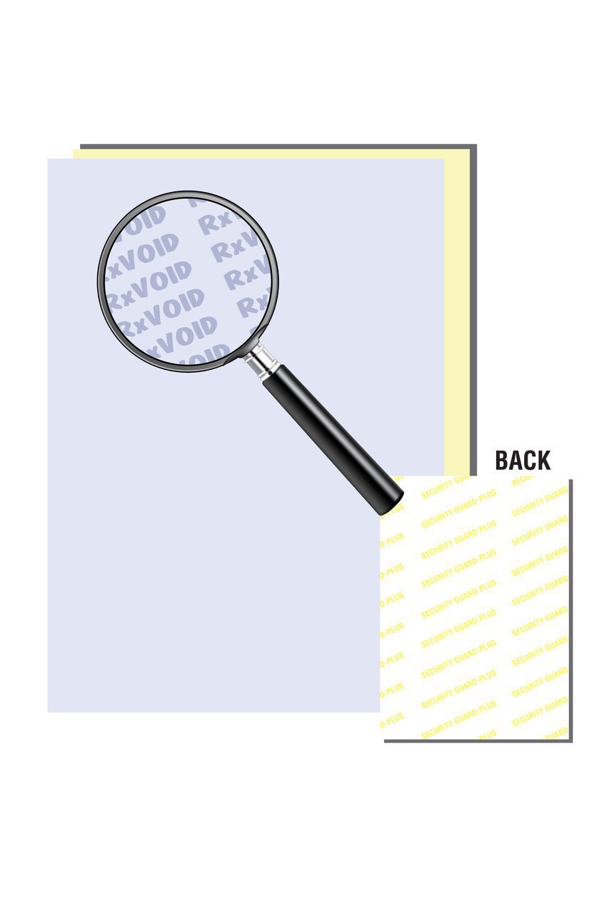 Item SGP-2-R: Security-Guard-Plus 2-part Pantograph Paper (125 Sets)