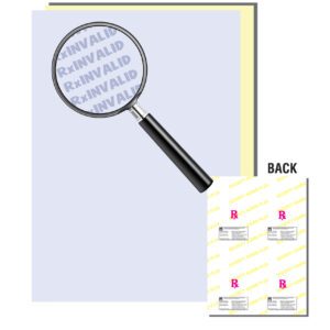 Item SGP-2-Rx: Security-Guard-Plus 2-part Perforated Paper (125 Sets)