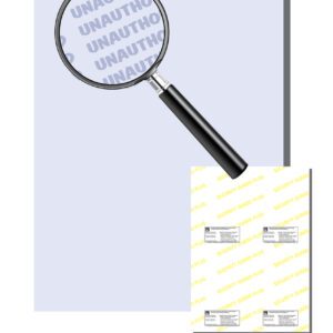 Item SGP-22: Security-Guard-Plus UNAUTHORIZED Pantograph (500 Sheets)
