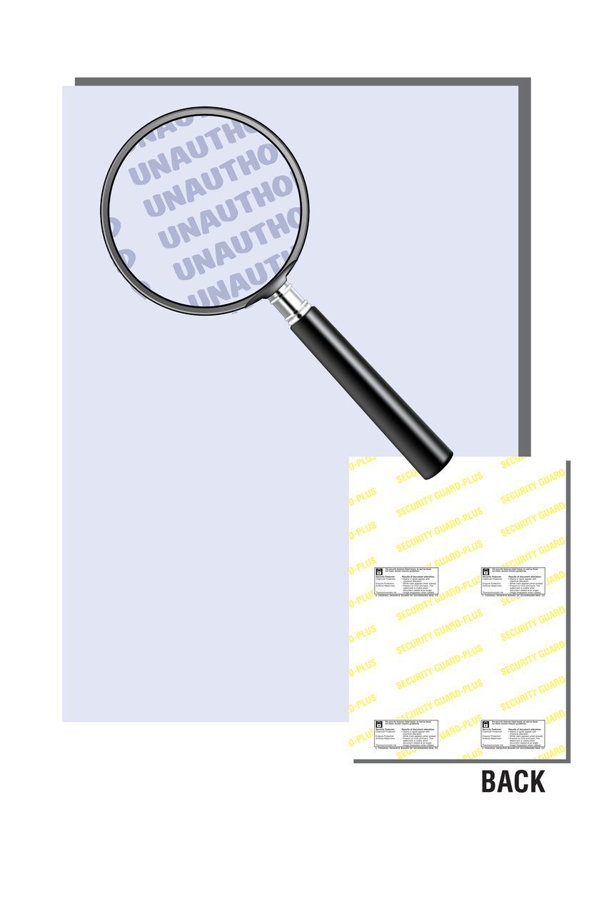 Item SGP-22: Security-Guard-Plus UNAUTHORIZED Pantograph (500 Sheets)