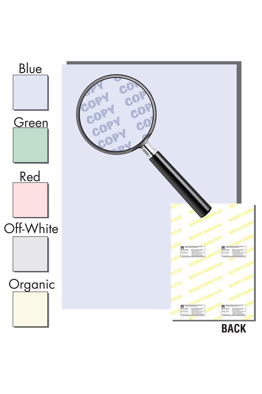 Item SGP-23: Security-Guard-Plus Copy Pantograph Paper (500 Sheets)